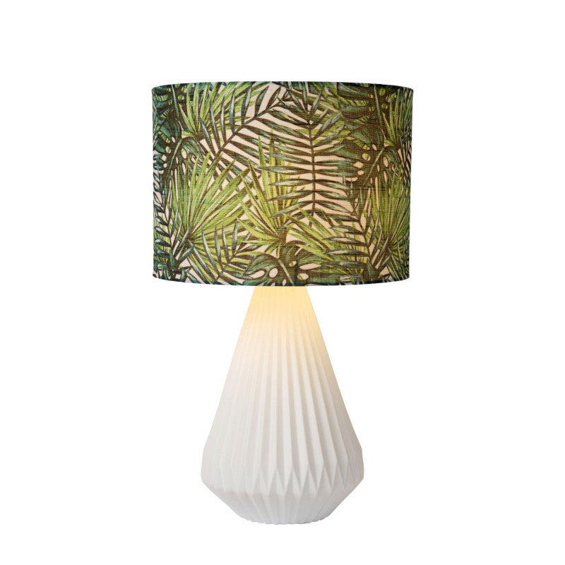 Veioza SERENOA Lucide Portelan alb verde E27 IP20 13537/81/31